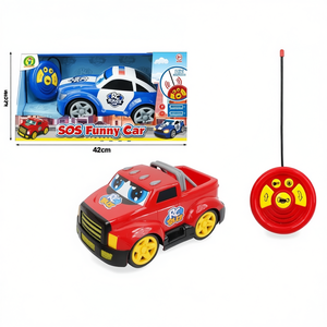 Coche de juguete Sos Funny Car Rc de 42 cm con luces y sonidos para niños - Product Image 2