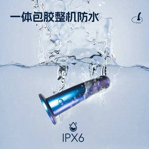 ดิ๊กโดสั่นได้ สีฟ้า ทำจากซิลิโคนเหลว กันน้ำระดับ IPX6 ชาร์จซ้ำได้ด้วย USB มี 10 โหมด - Product Image 1