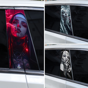 Tùy chỉnh thiết kế nun mẫu xe dán tự dính PVC cửa sổ và trang trí trụ cột cho xe - Product Image 6