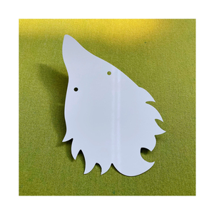 Lame de scie à sublimation panneaux photo blancs cadeaux pour pères cercle rond en aluminium panneaux de signalisation imprimables blancs 12x8 pouces - Product Image 6