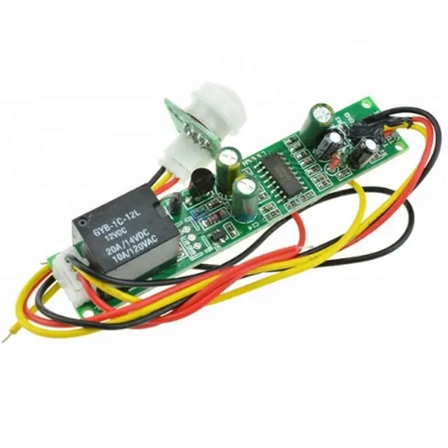 DC 12V 5A PIR Motion Sensor Detector Body Infrared Module For Electrical Automatic Control