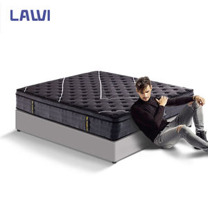 Matelas en mousse à ressorts moderne de luxe à prix d'usine pas cher LAWI, matelas king size - Product Image 6