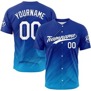 Custom Button <b>Down</b> Baseball Jersey Unisex Adult Moisture Wicking Sublimated Print Name Number Logo Teamname - Product Image 1