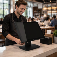 Terminal POS Windows, Prosesor Core I5, Layar Sentuh Kapasitif, Layar Besar 18,5 inci, Cocok untuk Segala Skenario