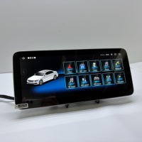 Système multimédia automobile Linux 12,3 pouces avec CarPlay sans fil et Android Auto pour Mercedes-Benz GLC W205 X253 2013-2020, écran tactile