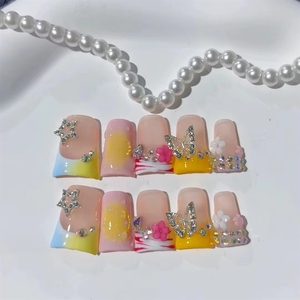 <span class=keywords><strong>Uñas</strong></span> Acrílicas al por Mayor Hechas a Mano con Diseño <span class=keywords><strong>3D</strong></span> <span class=keywords><strong>de</strong></span> Pico <span class=keywords><strong>de</strong></span> Pato, <span class=keywords><strong>Hello</strong></span> <span class=keywords><strong>Kitty</strong></span> y Diamantes, <span class=keywords><strong>Uñas</strong></span> Postizas Personalizadas - Product Image 5