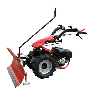 MIni outside use Wheel Rolling Snow Shovel machine shovel with handle,walking behind multi-function small snow plow