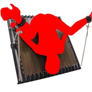 SM extremidades restricción esposas tobillo herramienta sexual pierna dividida encuadernación perro esclavo Mujer parte inferior del cuerpo Bondage cama pequeña - Product Image 3