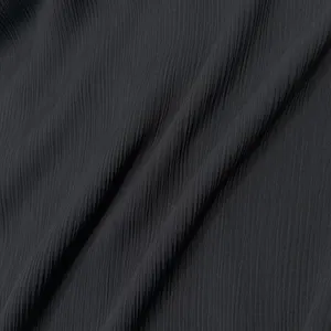 Zoom nida yoryo thời trang chính thức vải màu đen cho abaya