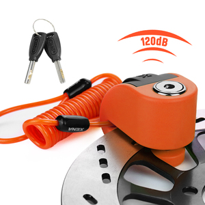 Allarme per moto 120db blocco a disco, moto Scooter bicicletta antifurto blocco del freno di sicurezza sistema allarmante - Product Image 1