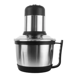 3L Stainless Steel Chopper Parts Automatic Mincing Machine Mincer Food Processor Household Electric Meat Grinders & Slicer