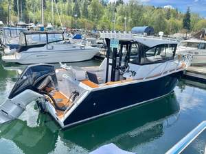 Yacht de Sport Rapide de Luxe en Aluminium de 25 Pieds avec Cabine, Bateau de Pêche en Aluminium à Coque en V Profond, Croiseur de Mer avec Cabine à Vendre avec Moteur - Product Image 2