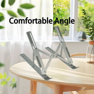 2025 Mới Đến 7-Cấp Có Thể Gập Lại Máy Tính Xách Tay Đứng 15.6-Inch Tối Đa Ergonomic Máy Tính Xách Tay Chủ Riser Nhôm Thoải Mái Góc - Product Image 3