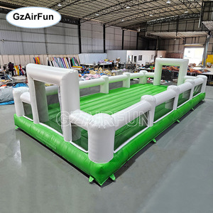 Campo <span class=keywords><strong>de</strong></span> <span class=keywords><strong>Fútbol</strong></span> Inflable Comercial, Material <span class=keywords><strong>de</strong></span> PVC Blanco/Verde, Red <span class=keywords><strong>de</strong></span> Seguridad, Tamaño Personalizable para Niños y Adultos, Uso en Exteriores y <span class=keywords><strong>Alquiler</strong></span> - Product Image 2