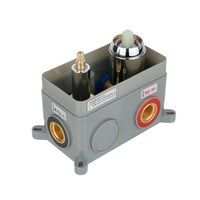 Pressage à chaud et à froid 2 fonctions mitigeur de douche mitigeur thermostatique dissimulé salle de bain cuivre douche mitigeur d'eau