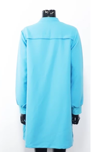 Robe à manches longues avec bouton magnétique caché, uniforme de personnel hospitalier et clinique, style musulman, robe de travail - Product Image 5