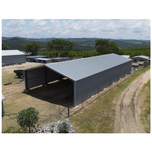 Atelier préfabriqué économique, structure en acier préfabriquée, <span class=keywords><strong>kit</strong></span> de construction métallique pour entrepôt agricole - Product Image 4