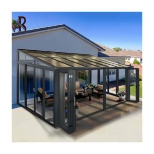 Moderna Toldera Exterior de Aleación de Aluminio con Malla Colgante de Acero Inoxidable para Sala de Estar, <span class=keywords><strong>Casa</strong></span>, Escuela - Product Image 4