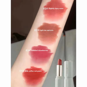 Wholesale Cosmetics Vegan <strong>Organic</strong> Waterproof Long Lasting <strong>Lipstick</strong> Set Makeup Private Label Cream Nude Velvet Matte <strong>Lipstick</strong> - Product Image 3