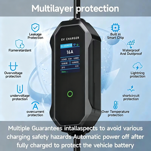 Cargador Portátil para Vehículos Eléctricos, Potencia de Salida 11kW-22kW, Corriente de Salida 16A-32A, para Cargador de Vehículos Eléctricos GBT/TIPO2 - Product Image 5