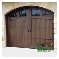 Porte de garage sectionnelle LONGTAI en aluminium imitation bois, en promotion, avec système de verrouillage antivol et surface imperméable