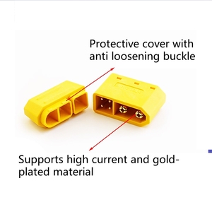 Connecteur Amass XT60 2+4 20A à courant élevé, 2 broches d'alimentation + 4 broches de signal, pour batterie lithium et drone, prix de gros - Product Image 3