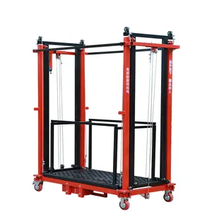 Verhoogde 8 Meter Belasting 500Kg Aluminium Multi-Model Opvouwbare Elektrische Steiger Lift