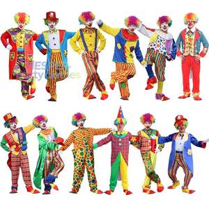 Costume de Clown Adulte HP – Tenue de Soirée en Soie pour Cosplay, Masquerade, Halloween, Noël – Inspiré des Personnages de Télévision (Haut et Pantalon) - Product Image 1