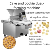 Machine industrielle électrique automatique à commande PLC en acier inoxydable pour la dépose de gâteaux et l'extrusion de biscuits, haute capacité, pour boulangerie et produits à base de noix