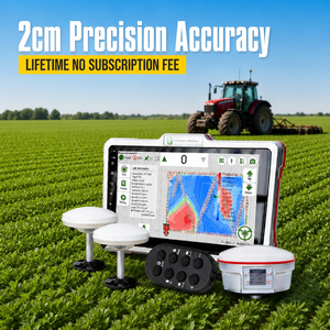 Système de nivellement de terrain GPS RTK haute précision 2 cm 2026 pour <span class=keywords><strong>tracteur</strong></span> agricole avec double antenne satellite - Product Image 1