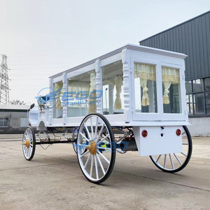 Carroza Fúnebre Americana de Lujo, de Acero y Cuero, con Columna Romana Eléctrica, Transporte Especial, Carroza Fúnebre Eléctrica - Product Image 1