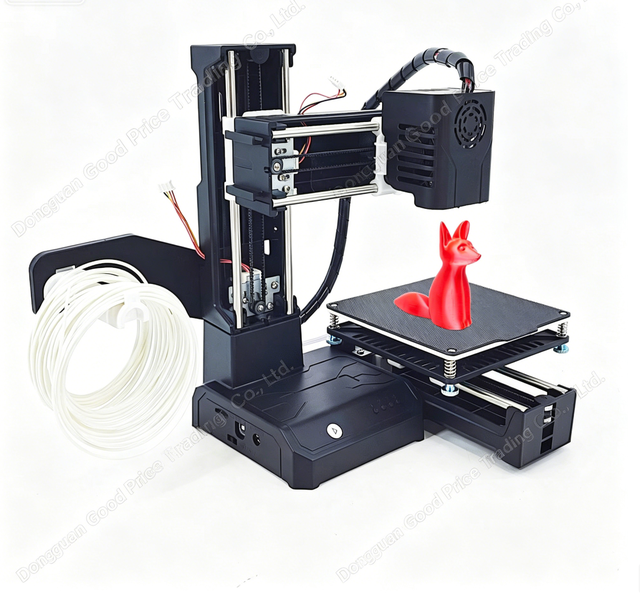 Mini 3D Humanoid Printer for Home Education, Student LCD Screen Control, Small 3D Printer