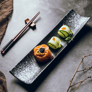 Harmony sıcak satış toptan seramik suşi yemekleri restoran ve parti için japon suşi plaka - Product Image 6