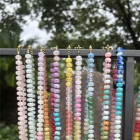 Collar de Piedras Preciosas con Cuentas, de Acero Inoxidable, Hecho a Mano, para Mujer, Ideal para Vacaciones de Verano en la Playa, Venta al Por Mayor