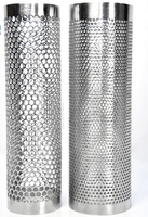 Manchons perforés en acier inoxydable à trous ronds et carrés / Éléments filtrants / Tuyaux filtrants