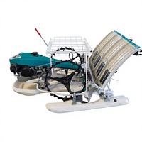 Transplanteuses de riz manuelles à 5 positions, espacement des semis 120-210 mm, pour petits terrains, profondeur réglable, directement de l'usine (OEM/ODM)