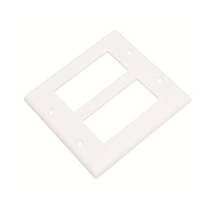Screwless Tấm tường trang trí Outlet bìa cho chuyển đổi ánh sáng chúng tôi tiêu chuẩn <span class=keywords><strong>2</strong></span> gang chuyển đổi tường màu trắng tấm phù hợp với phòng khách phòng ngủ - Product Image 2