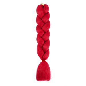 Cabello Sintético para Trenzas Resistente a Altas Temperaturas, Más de 40 Colores Vibrantes (1 # -A43) para el Mercado Global, Soporte OEM - Product Image 1