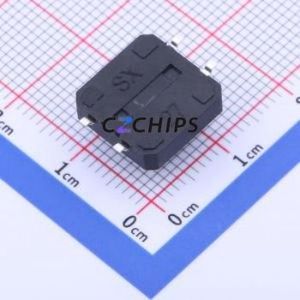 TS127TP-SZ Tactile Switch SMD Switch Single Pole Single Throw Round Button 2.5N Vertical Mount - Product Image 2