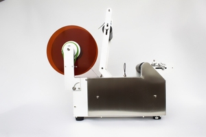 Máquina de impresión de etiquetas adhesivas, semiautomática, para etiquetas de botellas redondas, MT-50 - Product Image 6