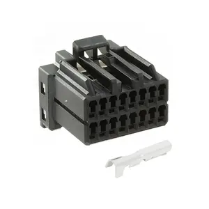 16 Pin Black Male ECU OBD1 Car Connector 175966-2