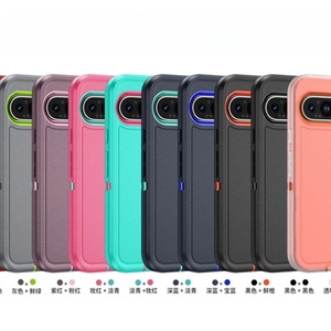 Funda Protectora para Teléfono Móvil de Silicona TPU+PC con Diseño de Armadura Antihuellas y Antigolpes para Google Pixel 10/10 Pro/9a/9/8/7 - Product Image 2