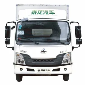 Dongfeng Chenglong elektrikli kargo kamyon L2 4x4 4x2 sürücü tekerlek otomatik ağır kamyon ile 4x4 elektrikli araba kamyonet satılık