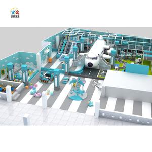 Recién llegado, parque infantil interior, aviones personalizados, juegos educativos, parque interactivo para niños con tobogán <span class=keywords><strong>de</strong></span> piscina <span class=keywords><strong>de</strong></span> bolas - Product Image 1