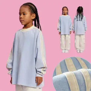 Baju anak katun kasual, baju anak lengan panjang, Kaus anak katun, pakaian Vintage, baju anak kasual, motif layar, pakaian olahraga 2023