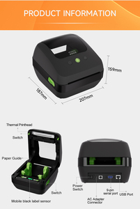 AIYIN AS240 Thermal 203dpi for 4x6 <strong>Printer</strong> Waybill Barcode <strong>Label</strong> Stickers <strong>Address</strong> Shipping <strong>Printer</strong> for Logistics Stock - Product Image 3