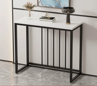 Petites tables consoles élégantes en métal doré, meubles modernes pour salon, bureau à domicile, chambre, centre de commande, minimalistes, faciles à assembler