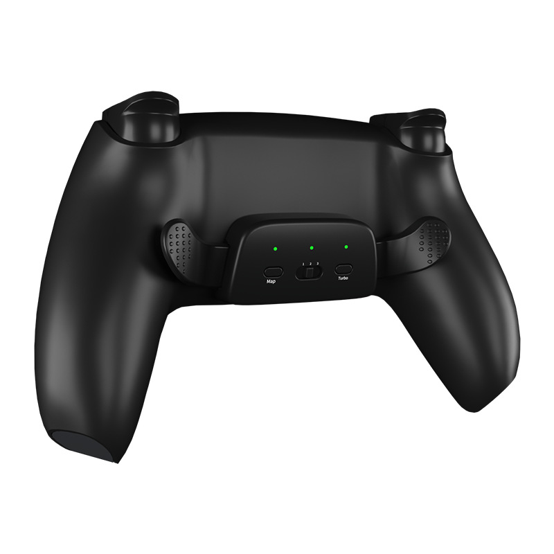 4PCS Metal Back Paddles For PS5 DualSense Edge Controller - Interchangeable Black Gaming Buttons