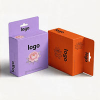 Boîte en papier suspendue personnalisée pour cosmétiques, cadeaux, petits articles, emballage de vente au détail