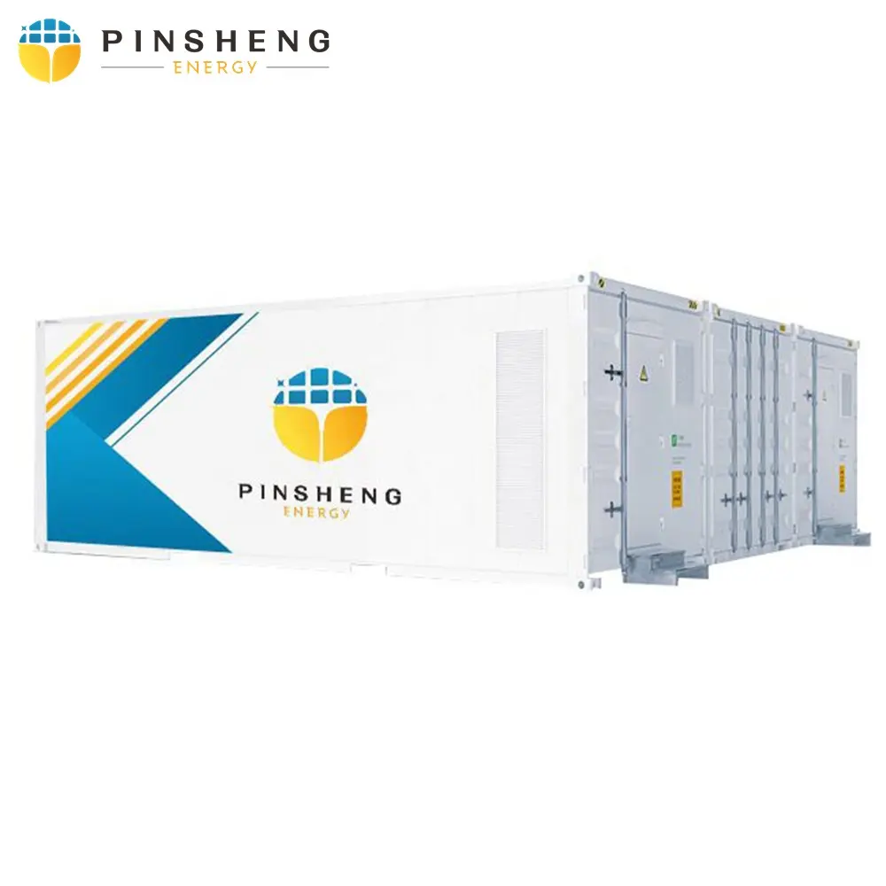 Pinsheng Oem 3 Fase Off Grid Inverter Batterij 100kw 200 Kw 1mwh Container Hoogspanning Zonne-Energie Opslag Lithium Batterij